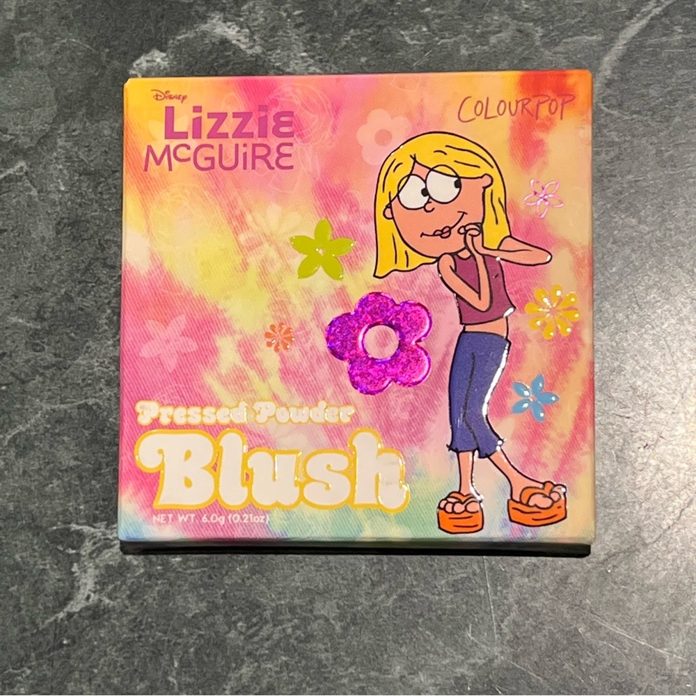 Lizzie McGuire Blush Pressed Powder Colourpop DeeLish Pink Limited Edition NWT
